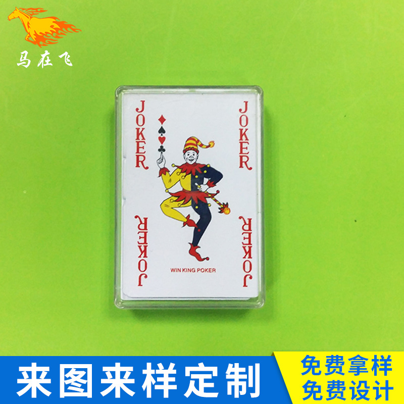 WINKING Plastic Box PVC Advertising Playing Cards